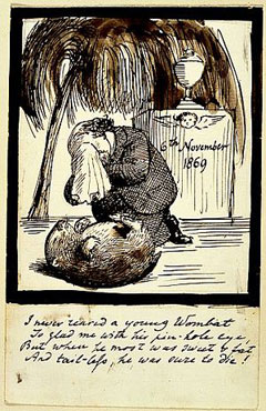 A sad wombat-related moment.