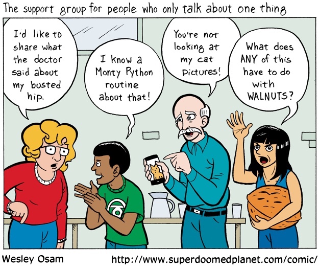 Cartoon--Support Group