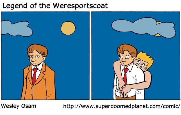 Cartoon--Legend of the Weresportscoat