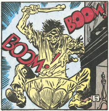 A panel from Four Color Fear.