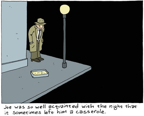 The night is lonely and you can get to know it pretty well just by striking up a conversation with it on the subway.