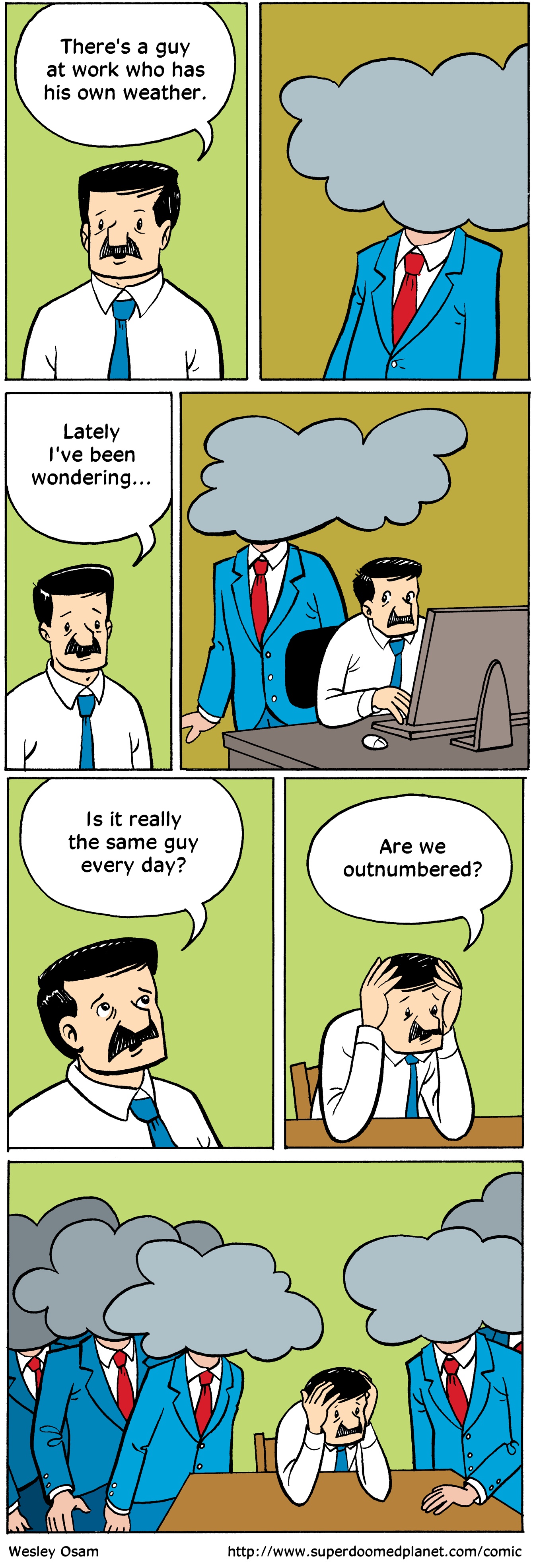 Cartoon--Weather Person