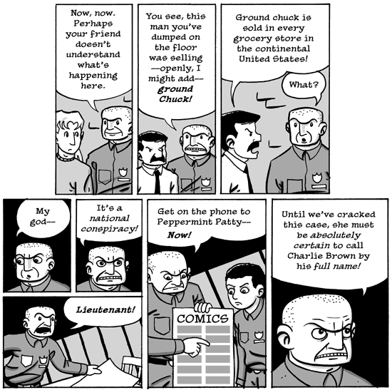 It's the first part of the paper he reads.
